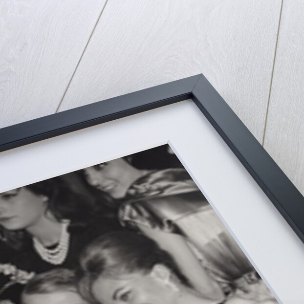 Adam Faith in promotion call with Rank Studio starlets by Harry Hammond