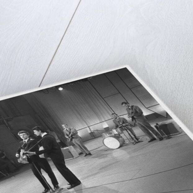 Everly Brothers on TV, backed by Buddy Holly's group The Crickets by Harry Hammond