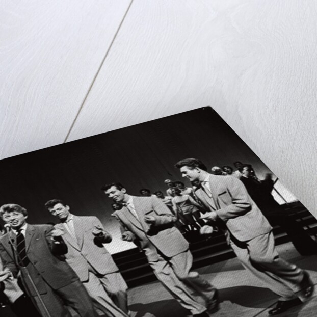 The Dallas Boys with Tommy Steele by Harry Hammond