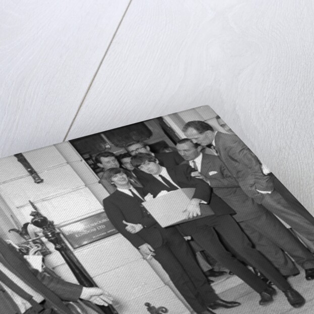 The Beatles leaving Radio Luxembourg by Harry Hammond