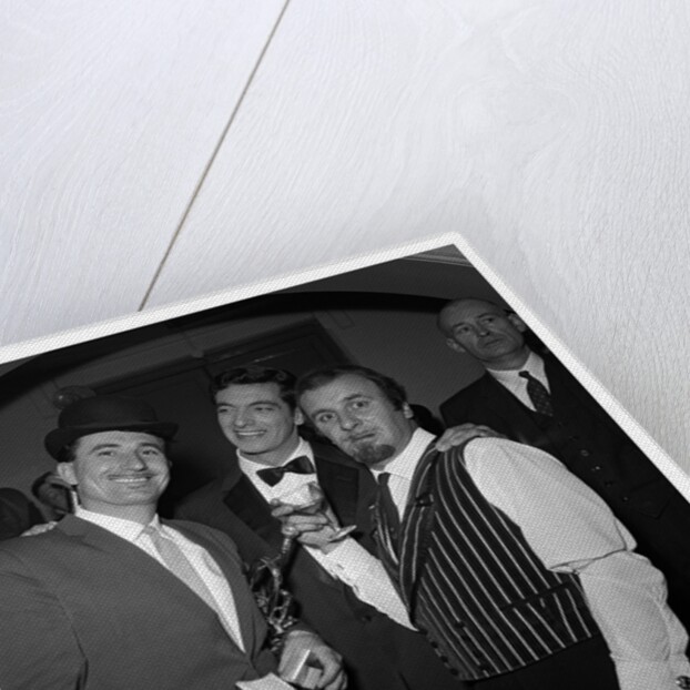 Kenny Ball with Frankie Vaughan and Acker Bilk by Harry Hammond