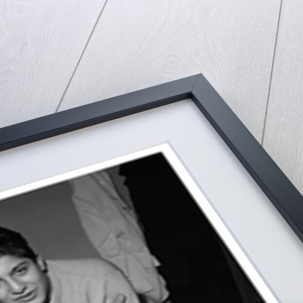 Paul Anka in dressing room by Harry Hammond