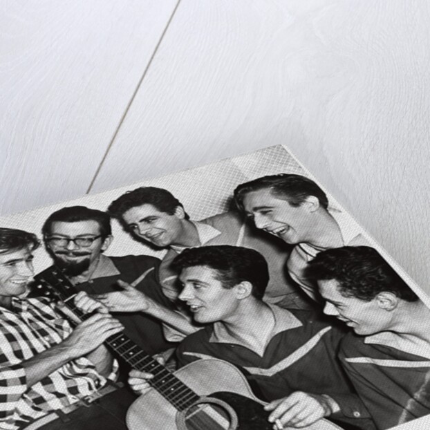 Jim Dale with The Vipers Skiffle Group by Harry Hammond