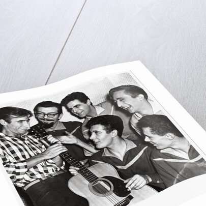 Jim Dale with The Vipers Skiffle Group by Harry Hammond
