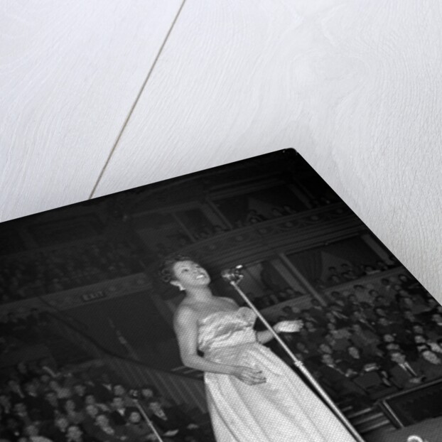 Sarah Vaughan at the Albert Hall by Harry Hammond