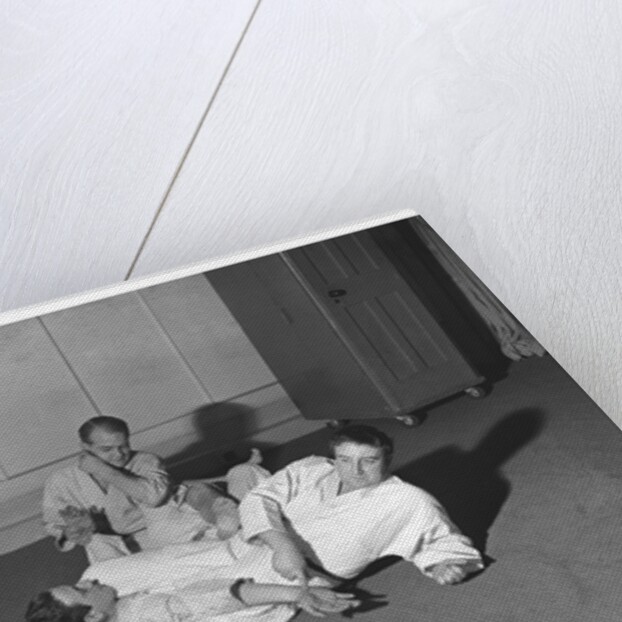 Peter Sellers having Judo lessons by Harry Hammond