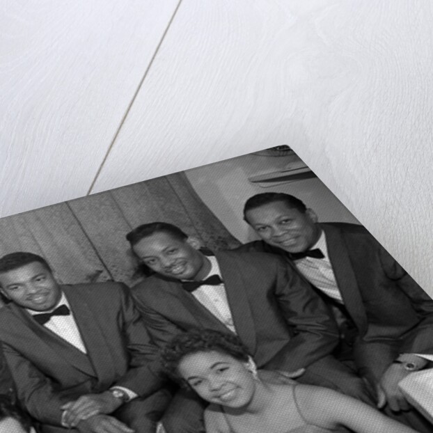 The Platters with Lonnie Donegan by Harry Hammond