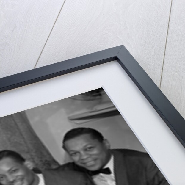 The Platters with Lonnie Donegan by Harry Hammond