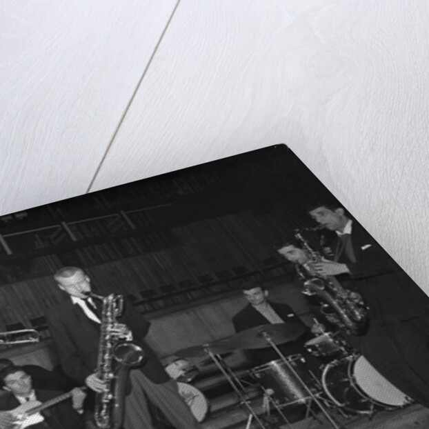 Gerry Mulligan with American musicians by Harry Hammond