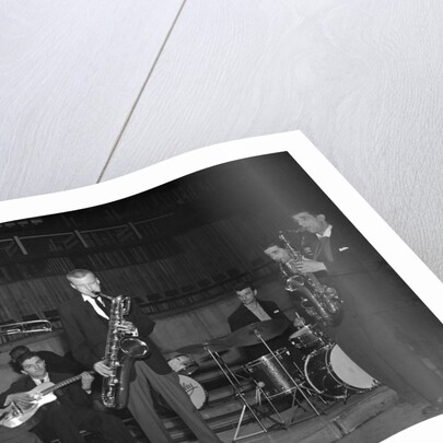 Gerry Mulligan with American musicians by Harry Hammond