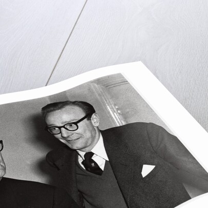Billy Cotton with his son Bill Cotton Jr by Harry Hammond