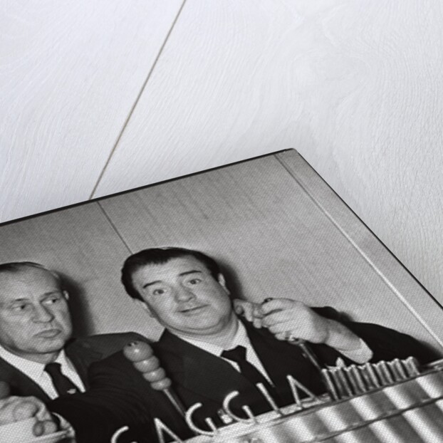 Bud Abbot and Lou Costello by Harry Hammond
