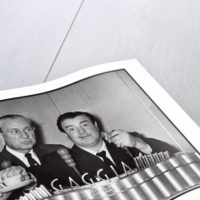 Bud Abbot and Lou Costello by Harry Hammond