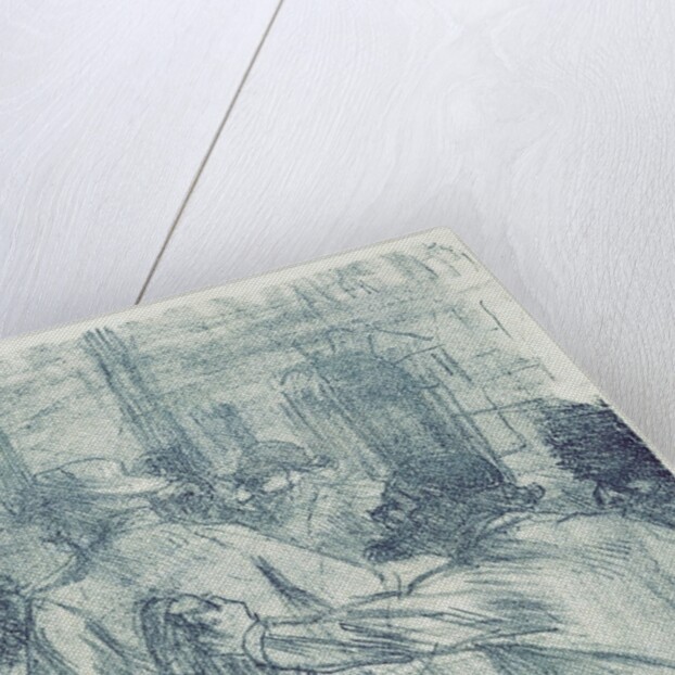 La Halle aux Draps by Henri de Toulouse-Lautrec