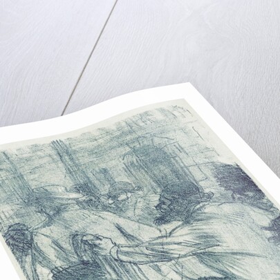 La Halle aux Draps by Henri de Toulouse-Lautrec