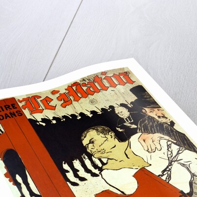 Lire Dans, le Matin, au Pied de l'Echafaud by Henri de Toulouse-Lautrec