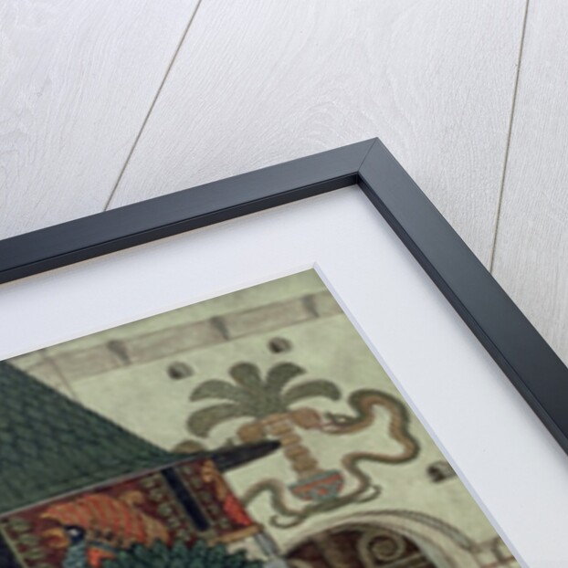 Ornate Flowers in a Garden by Ivan Iakovlevich Bilibin