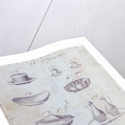Pages from the Original Drawing Book of the Leeds Pottery manufacturers Hartley & Green by Anonymous