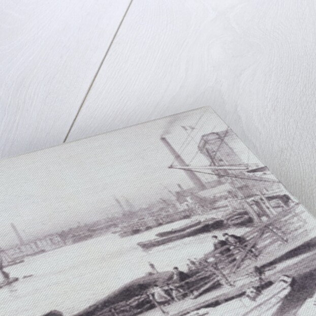 A View on the Thames below London Bridge by Thomas Robert Way