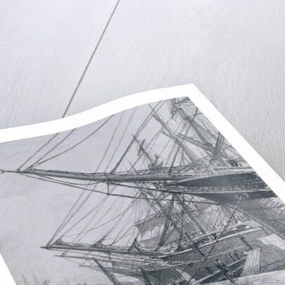 East India and West India Docks: Sailing Ships by Thomas Robert Way