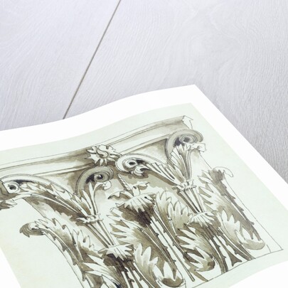 Corinthian pilaster capital by Charles Heathcote Tatham