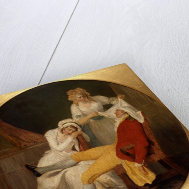 Lady Easy`s Steinkirk, a scene from Act V of The Careless Husband by Francis Wheatley