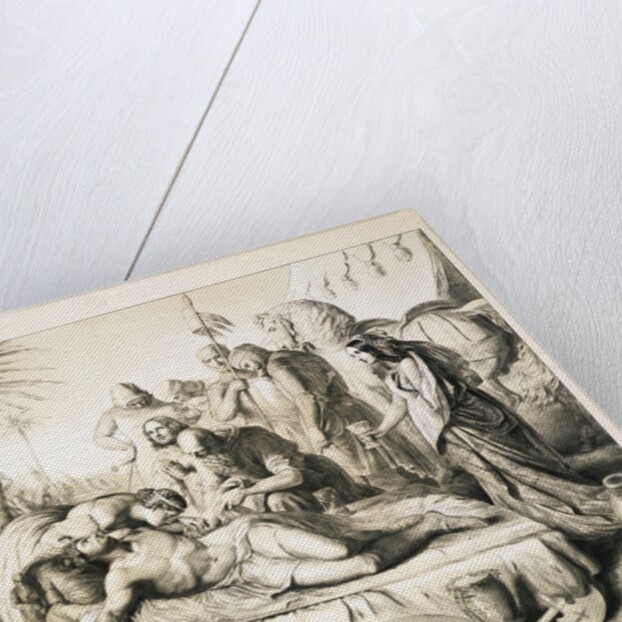 Queen Eleanor Sucking the Poisoned Wound of King Edward I by John Linnell II