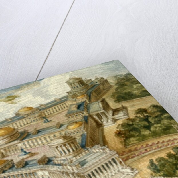 Scheme for a Triangular Royal Palace in Hyde Park by Sir John Soane