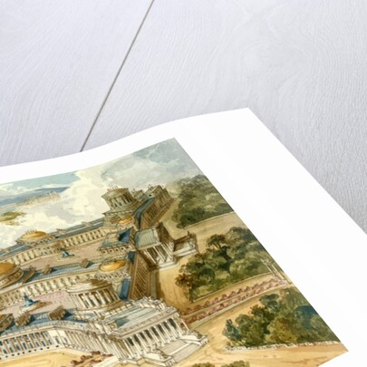 Scheme for a Triangular Royal Palace in Hyde Park by Sir John Soane