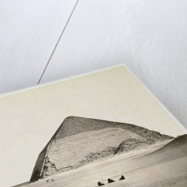 The Pyramids of Dahshoor from The South West by Francis Frith & Co.