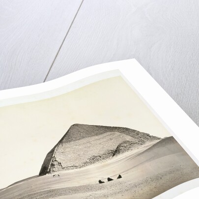 The Pyramids of Dahshoor from The South West by Francis Frith & Co.