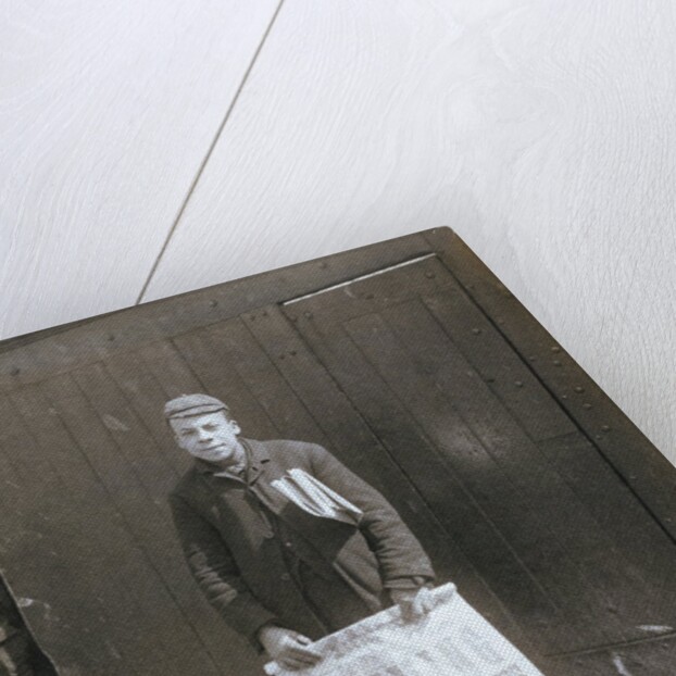 Newspaper Boy by Edgar Scamell