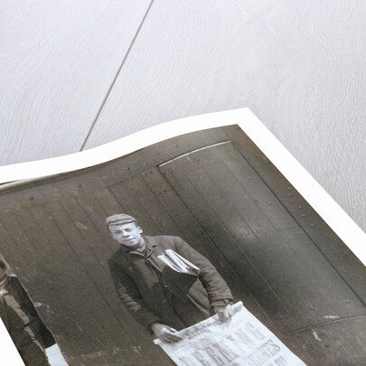 Newspaper Boy by Edgar Scamell