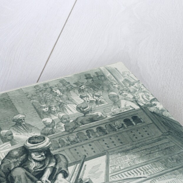 An Egyptian turner at work in the Paris Exhibitio by Anonymous