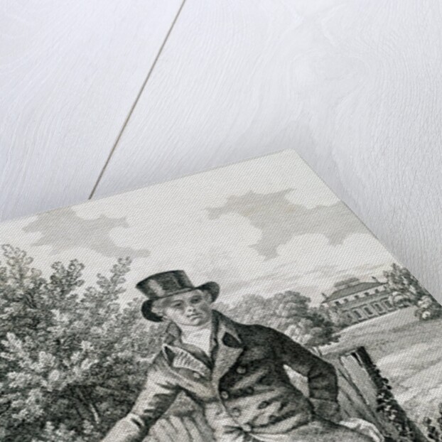 The late Henry Holland Esquire view Hans Place by George Garrard