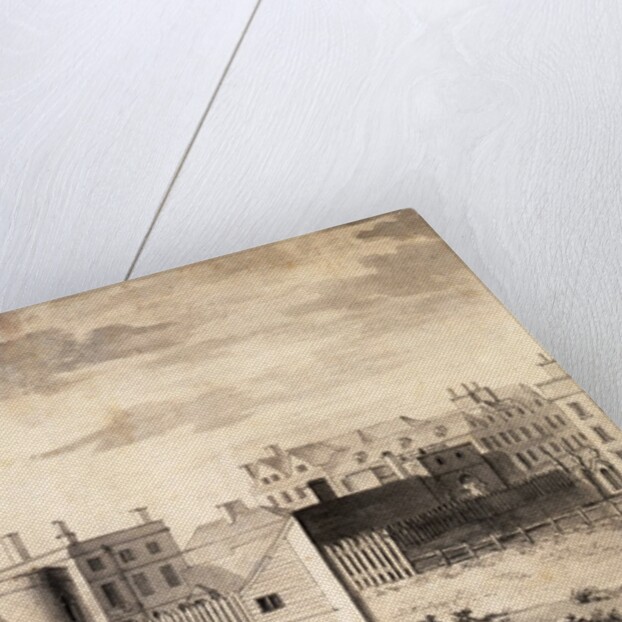 Prospect of the Entrance of the Tower of London by Paul Sandby