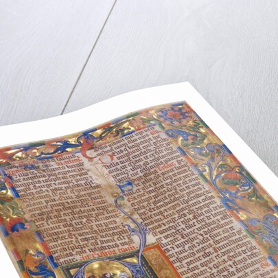 Leaf from The Giltlingen Missal by Conrad Wagner