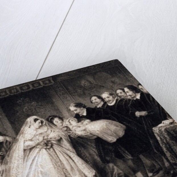 Mary, Queen of Scots and her son by Unknown