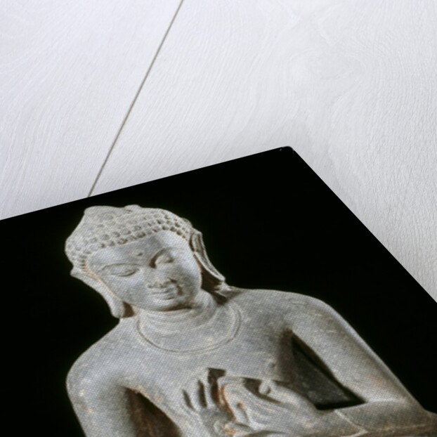 Figure of a seated Buddha. Bodhgaya, India, 9th-11th century by Unknown