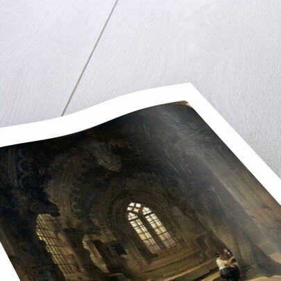 Entrance to The Crypt of Rosslyn Chapel by David Roberts
