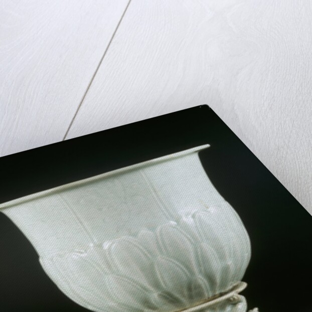 Lotus Vase & Dragon Pedestal by Unknown