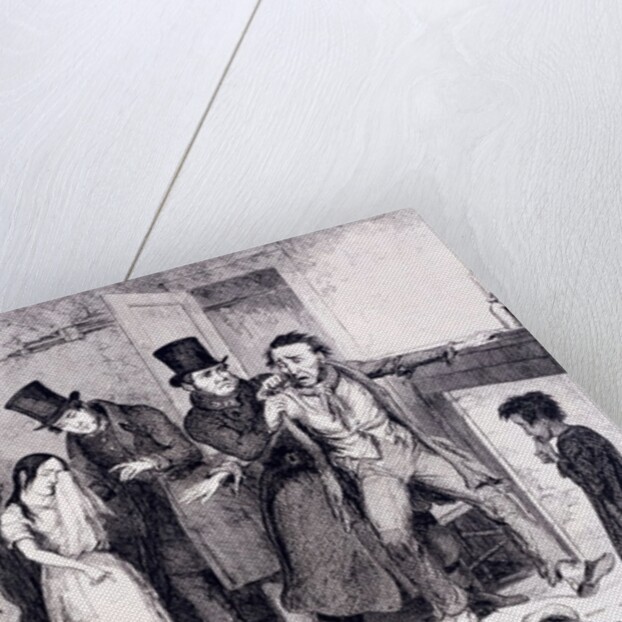 The Husband kills the wife by George Cruikshank