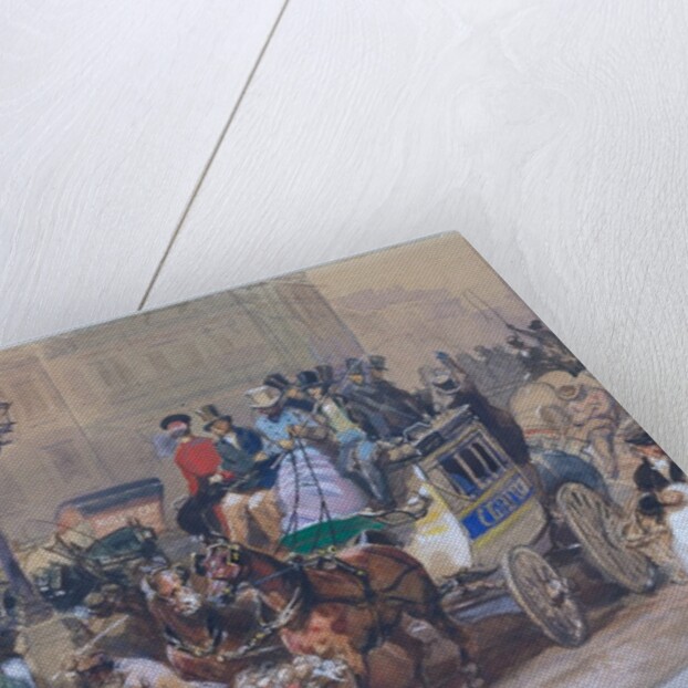 Ludgate Circus by Eugene Louis Lami