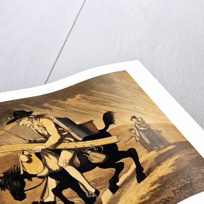 An Artist Travelling In Wales by Thomas Rowlandson