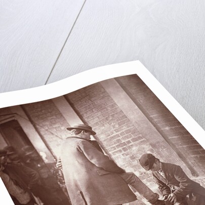 The Dramatic Shoe-black, from Victorian London Street Life by John Thomson