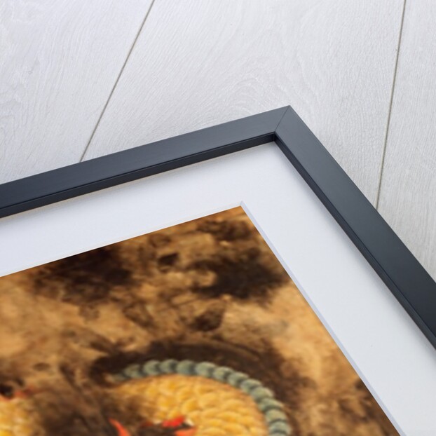 Dragon Amongst Clouds Chasing The Flaming Pearl. Korea, 19th century by Unknown