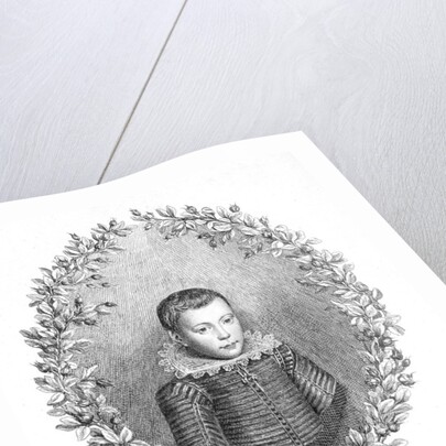 John Milton aged 10 by Anonymous