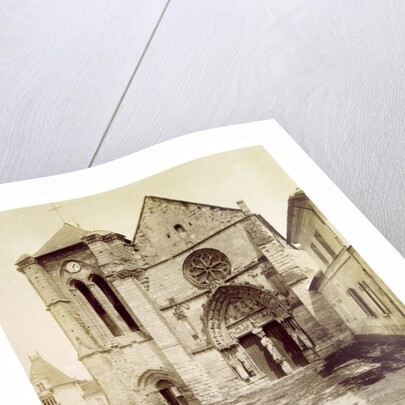 Longpont Church by Jean-Eugene-Auguste Atget