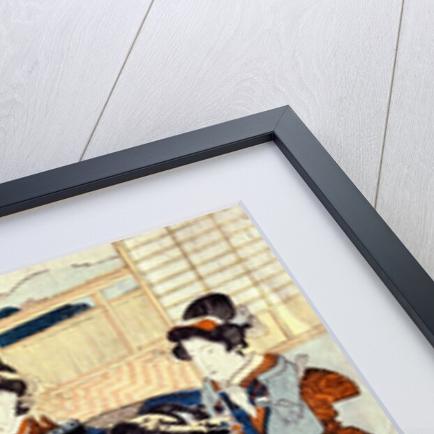 An actor seated surrounded by fashionable women by Utagawa Kunisada