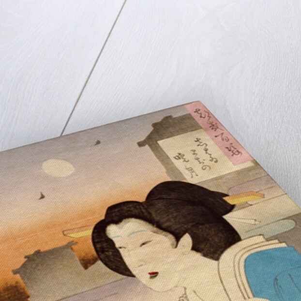 The Moon in Early Morning by Tsukioka Yoshitoshi